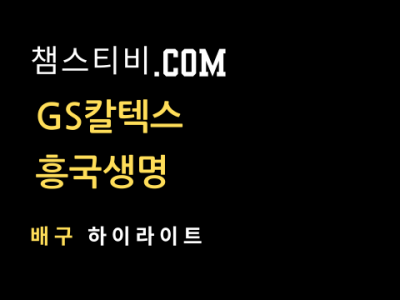 GS칼텍스 VS 흥국생명 3:0